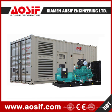 CE ISO9001 1200kw Outstanding Qualité 40hq Container Diesel Generator Set